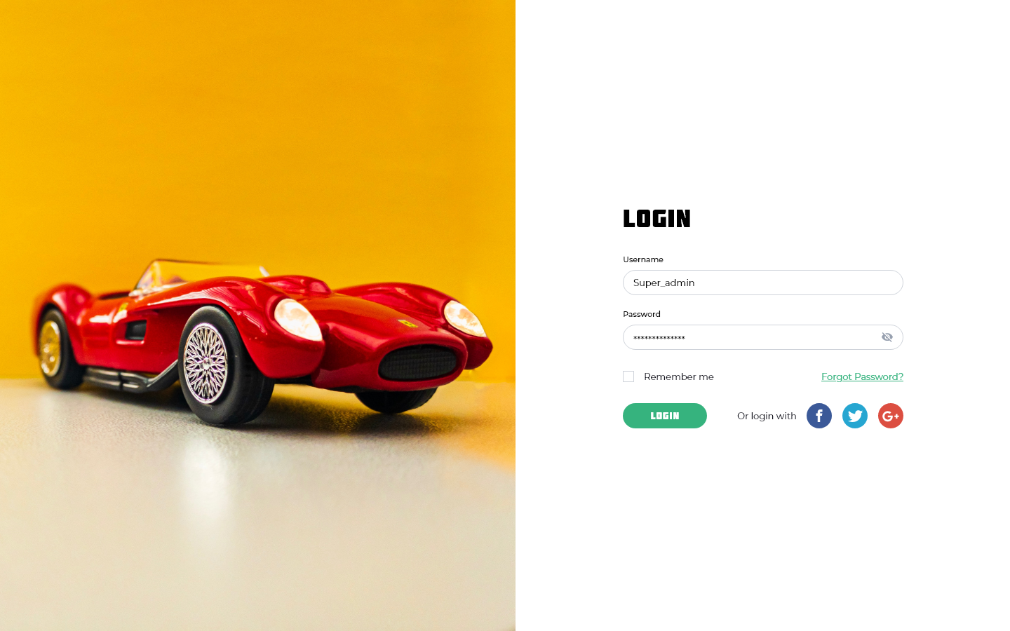 Fleet overview and vehicle tracking
