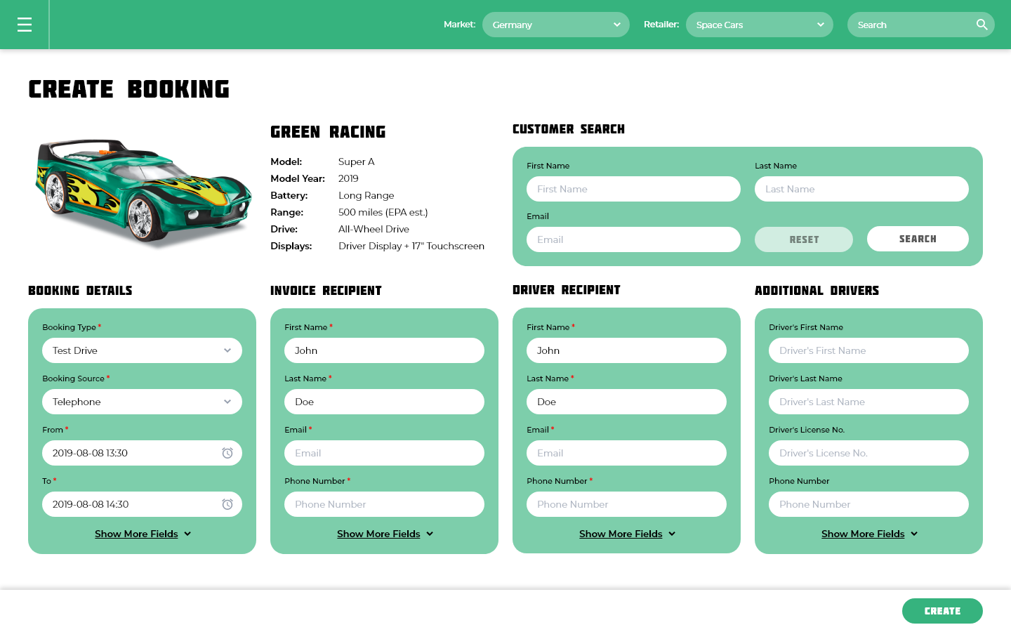 Mobile app for on-the-go management